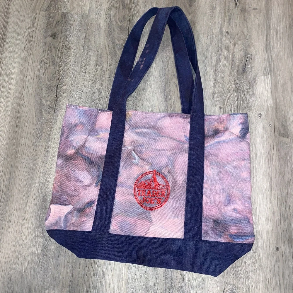💫 REMXD CUSTOM - Trader Joes Large Canvas Tote 💫 - Picture 2 of 4